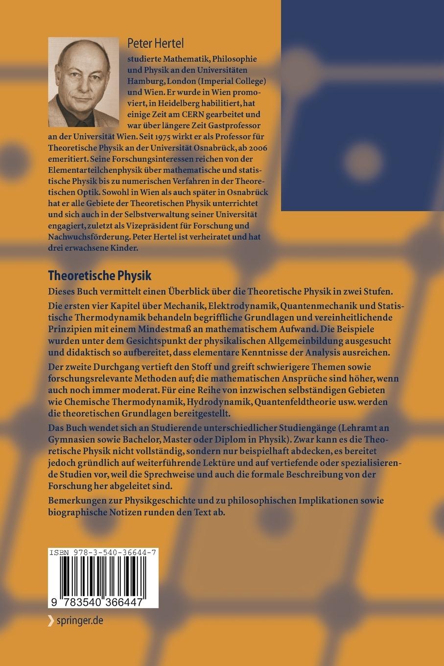 Rückseitencover Theoretische Physik