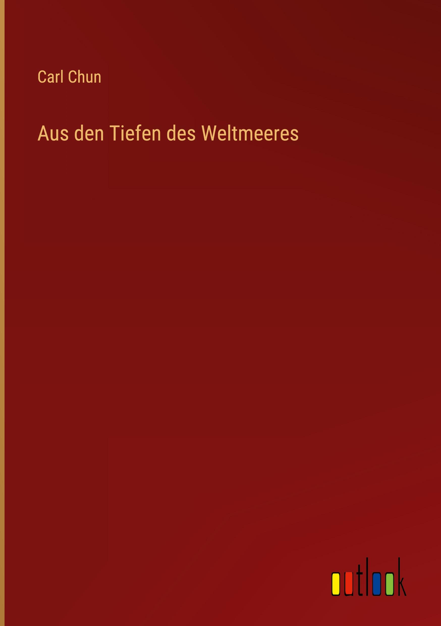 Vorderes Coverbild Aus den Tiefen des Weltmeeres