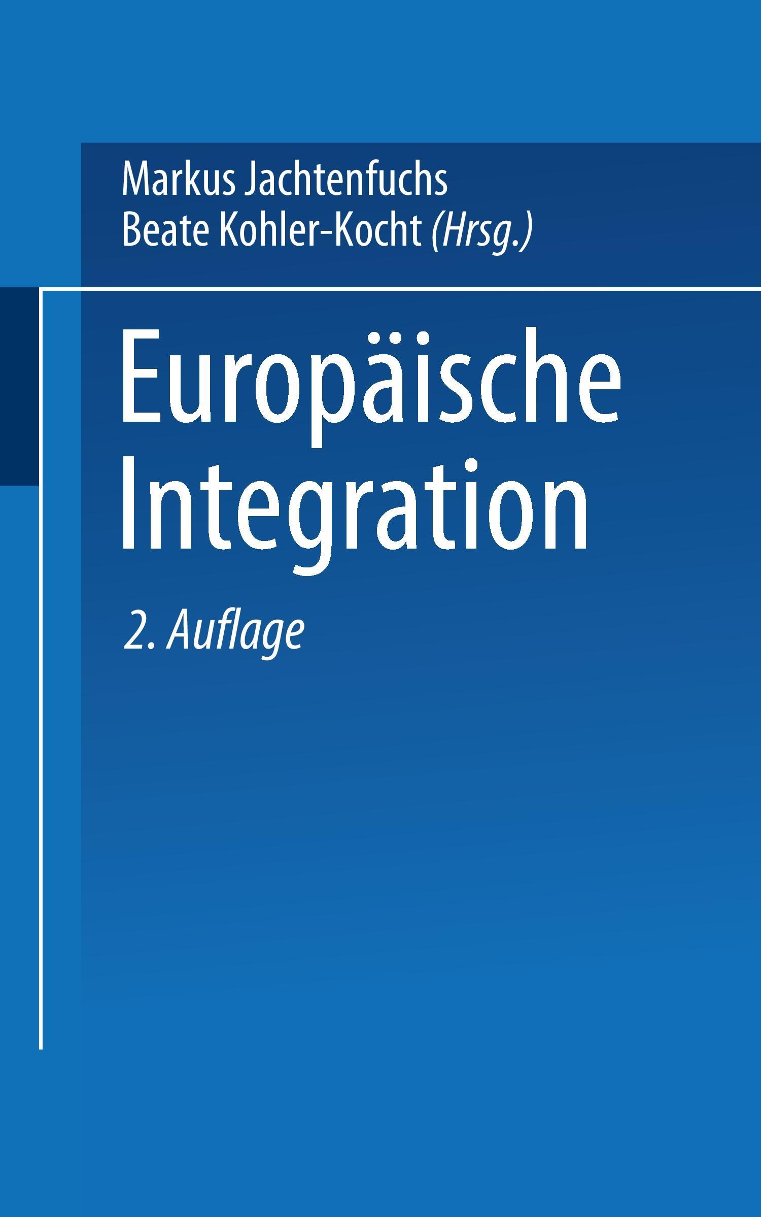Vorderes Coverbild Europäische Integration