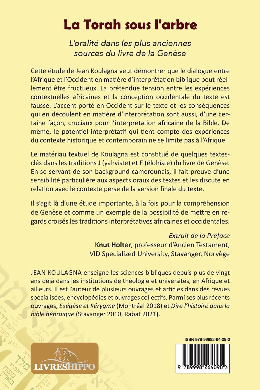 Rückseitencover La Torah sous l'arbre