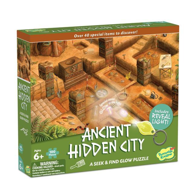 Vorderes Coverbild Seek and Find Glow Puzzle - Ancient Hidden City