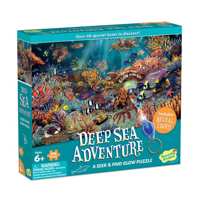 Vorderes Coverbild Seek and Find Glow Puzzle - Deep Sea Adventure