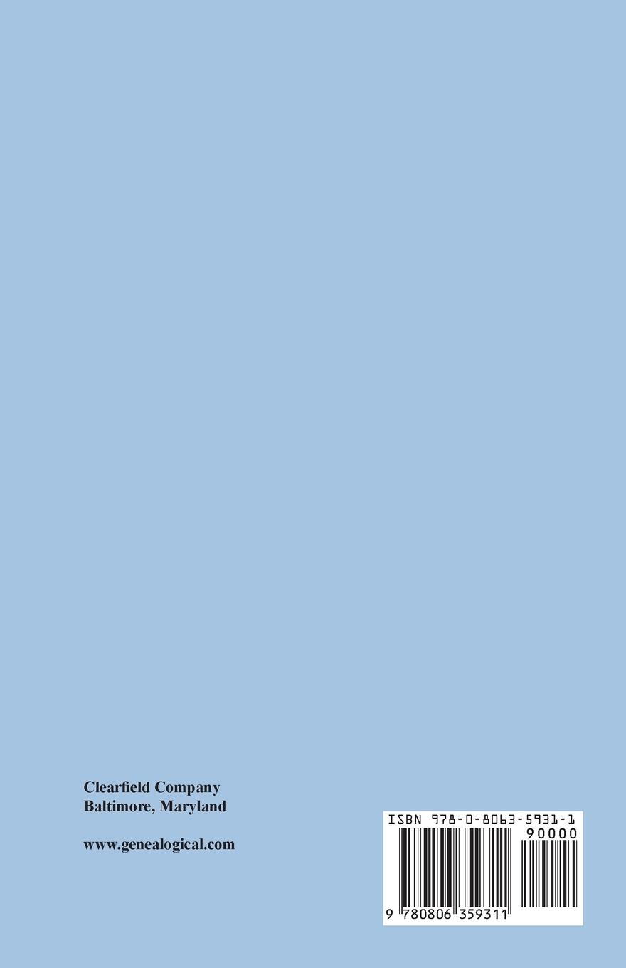Rückseitencover Free African Americans of North Carolina, Virginia, and South Carolina from the Colonial Period to About 1820. Sixth Edition, Volume III