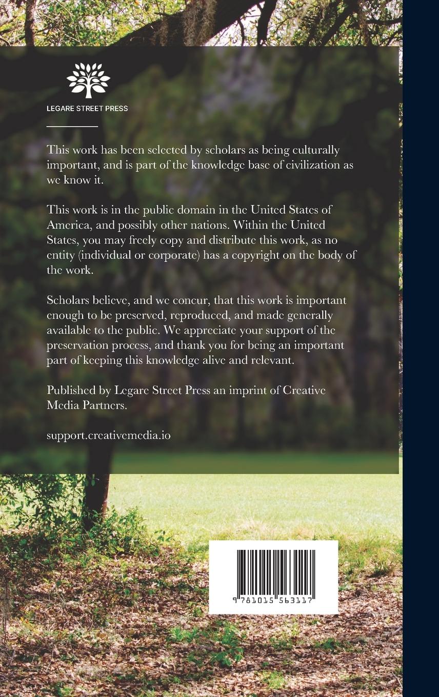 Rückseitencover The Westover Manuscripts: Containing the History of the Dividing Line Betwixt Virginia and North Carolina; A Journey to the Land of Eden, A.D. 1