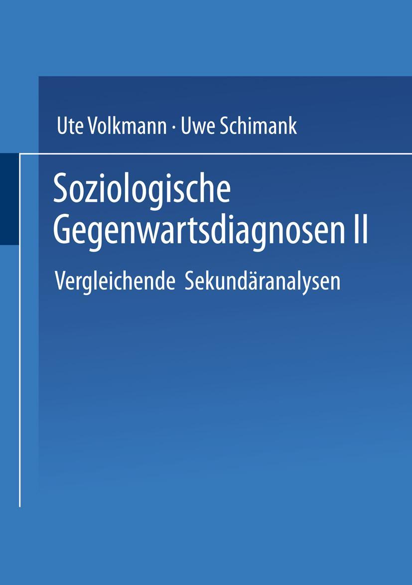 Vorderes Coverbild Soziologische Gegenwartsdiagnosen II