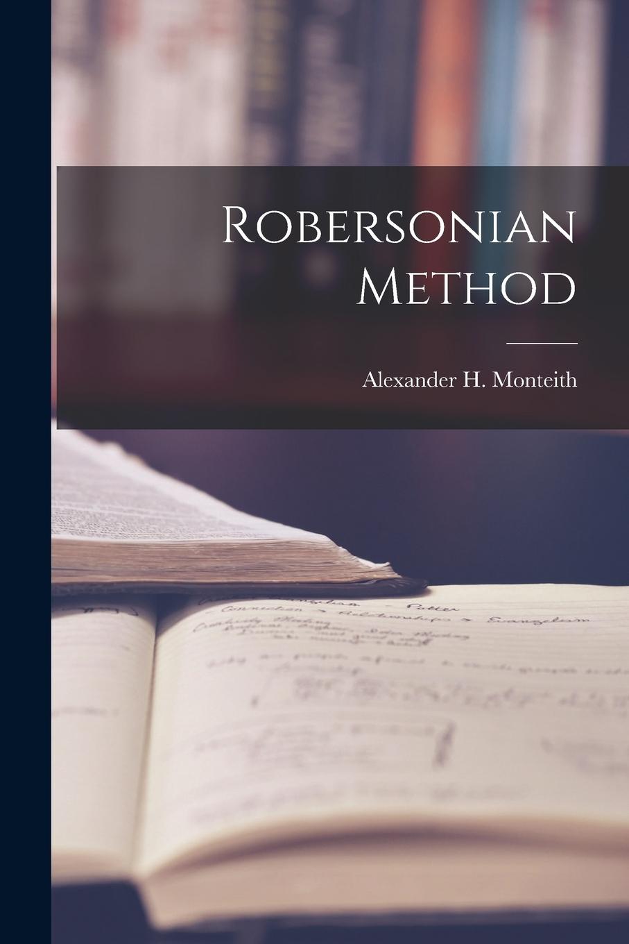 Vorderes Coverbild Robersonian Method