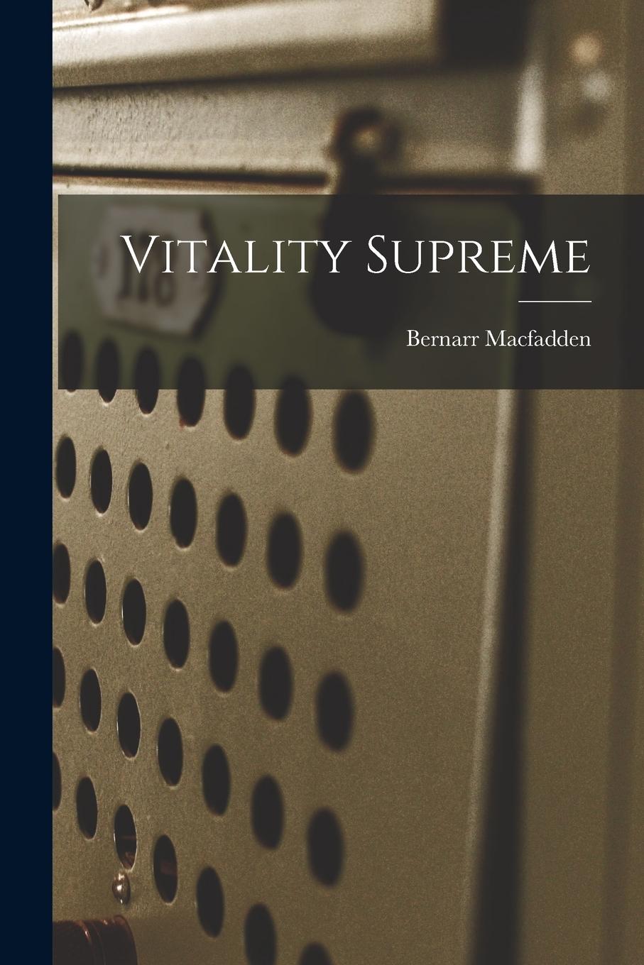Vorderes Coverbild Vitality Supreme