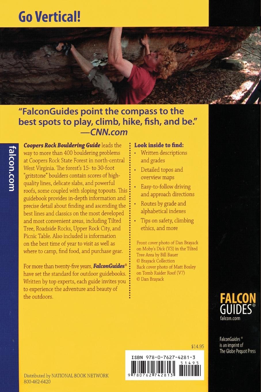 Rückseitencover Coopers Rock Bouldering Guide