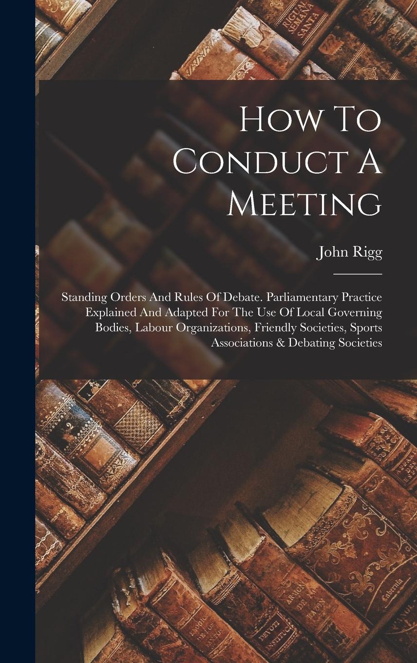 Vorderes Coverbild How To Conduct A Meeting