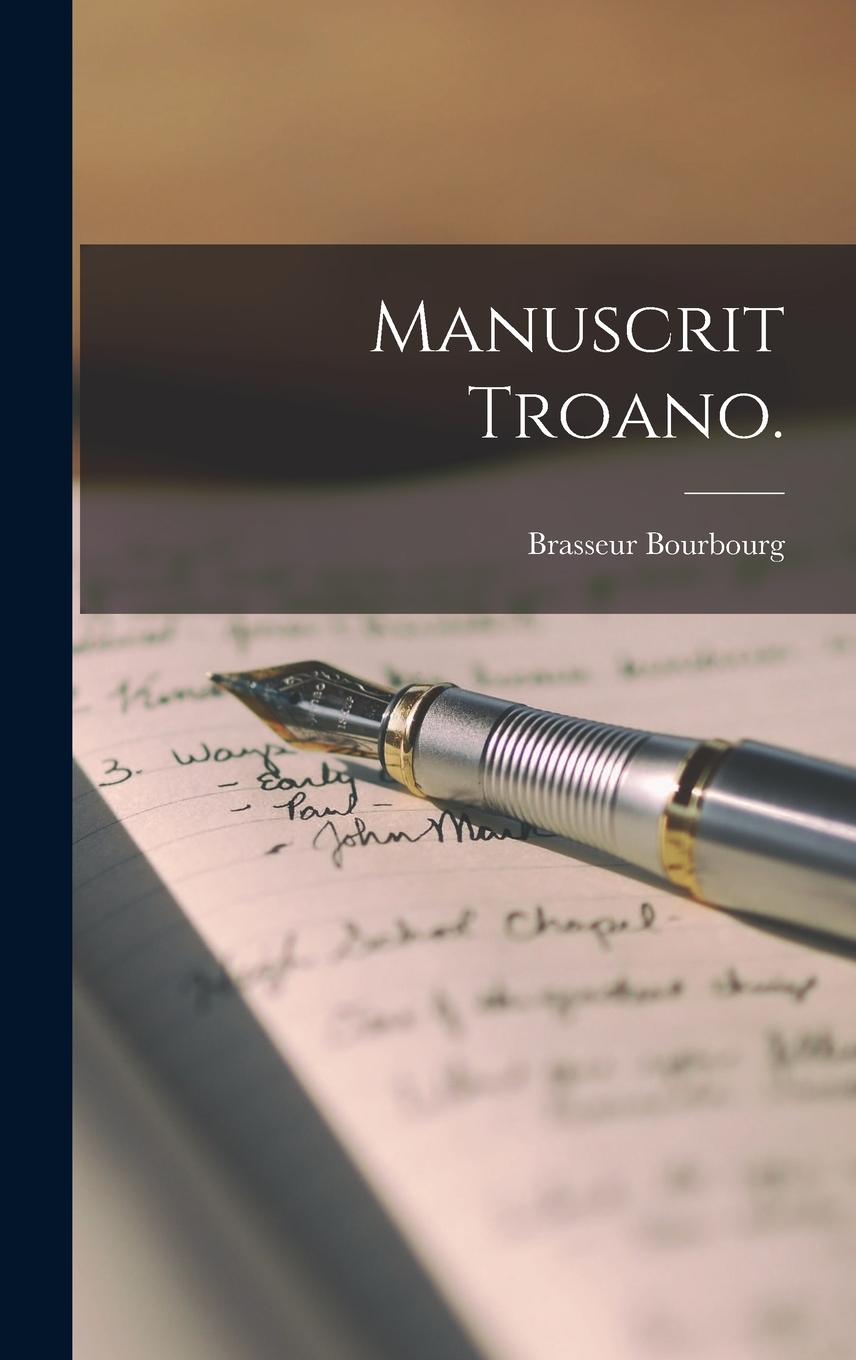 Vorderes Coverbild Manuscrit Troano.