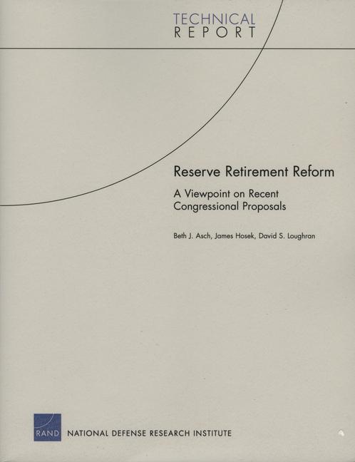 Vorderes Coverbild Reserve Retirement Reform