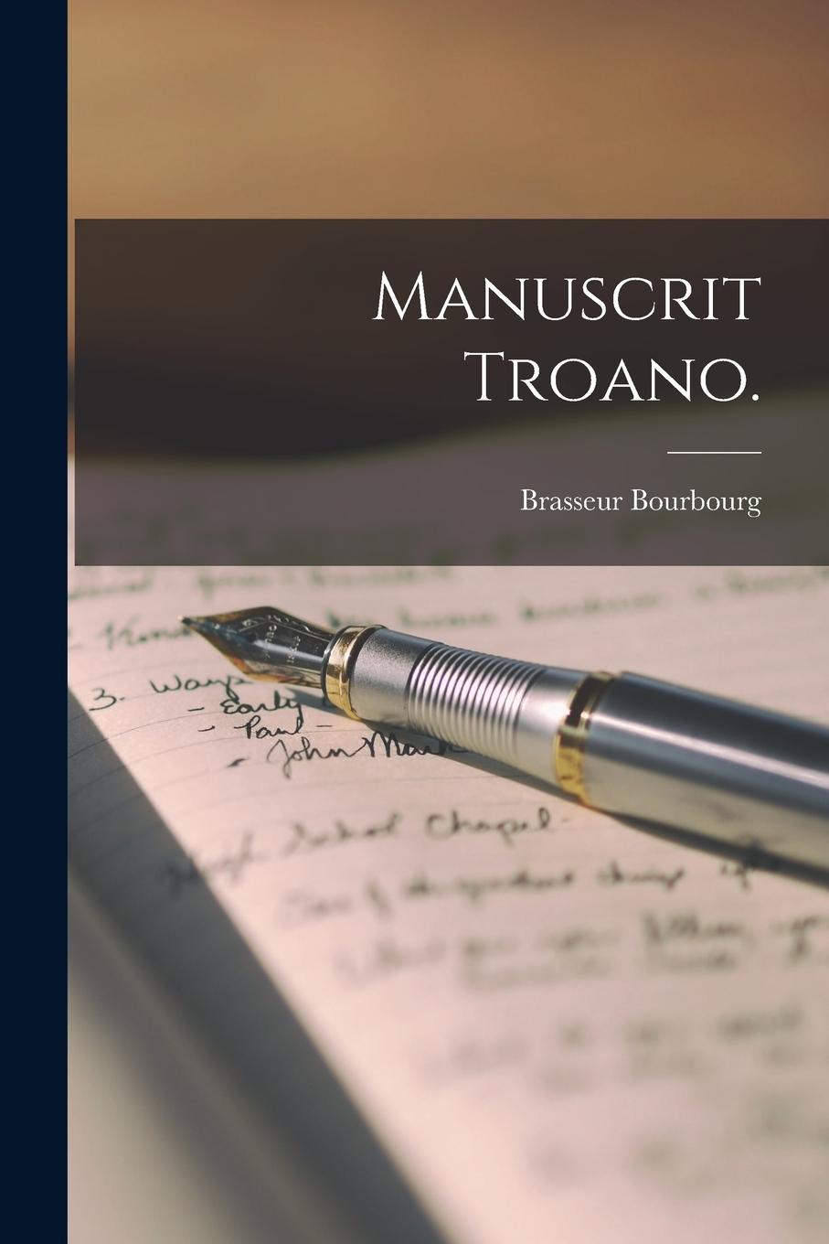 Vorderes Coverbild Manuscrit Troano.