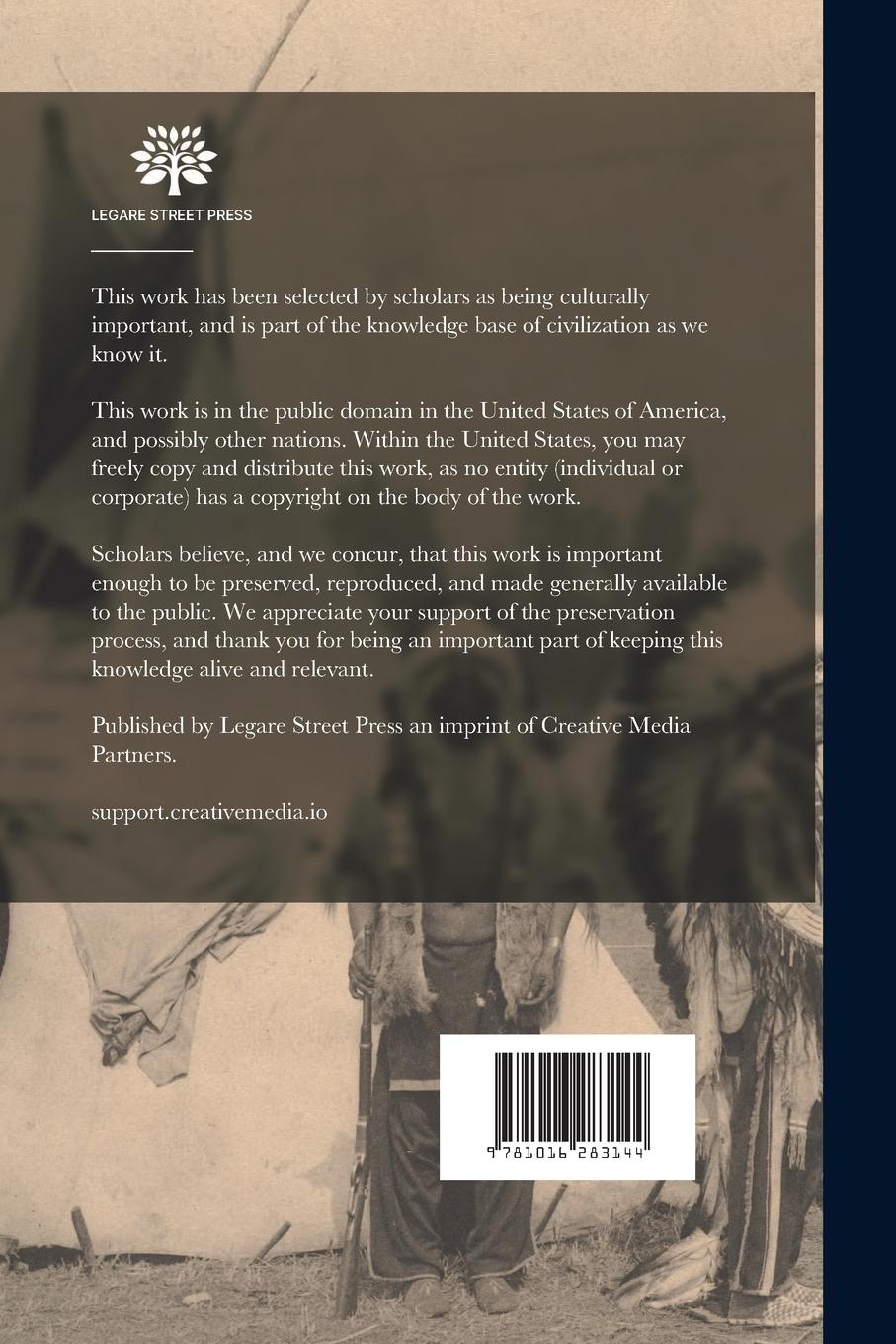 Rückseitencover The Myths of the North American Indians