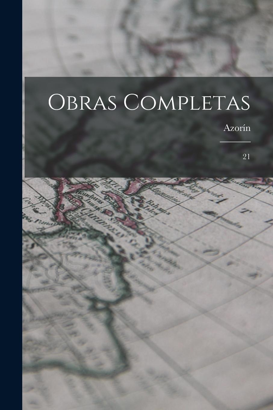 Vorderes Coverbild Obras completas: 21