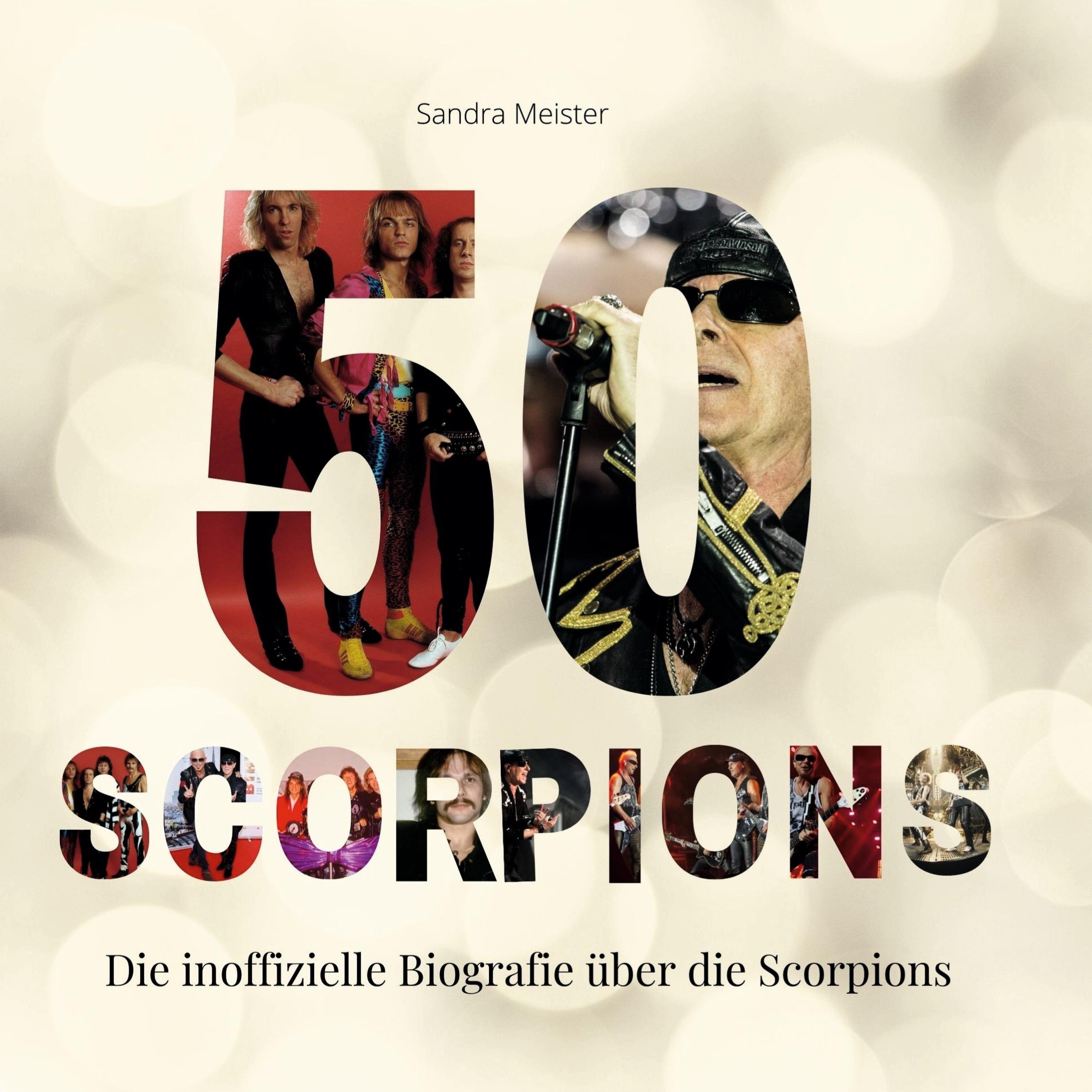 Vorderes Coverbild 50 Jahre Scorpions