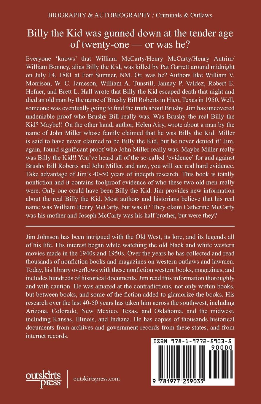 Rückseitencover The Real Billy the Kid Revealed