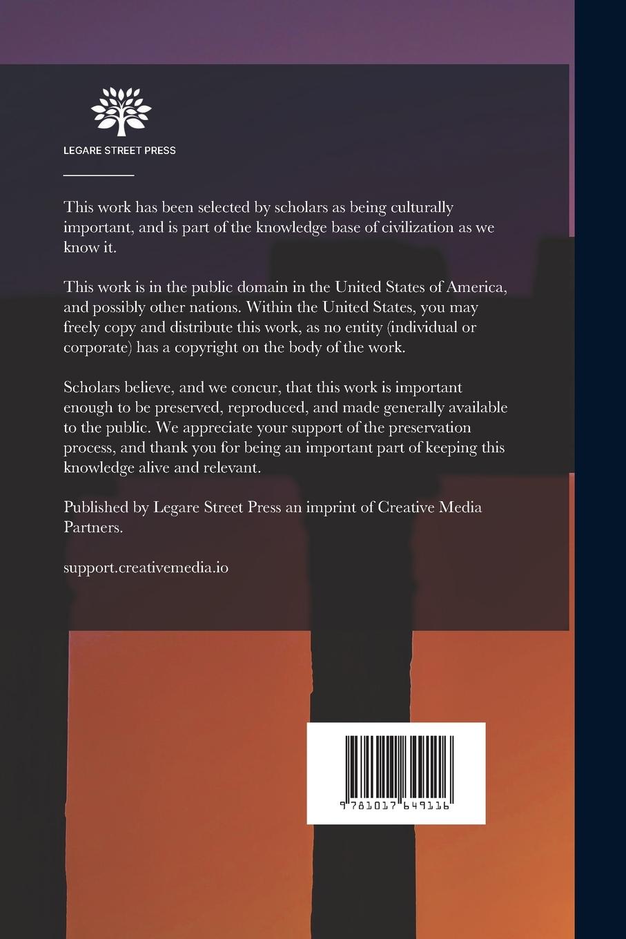 Rückseitencover A History of Egypt Under the Pharaohs: Derived Entirely From the Monuments; Volume 1