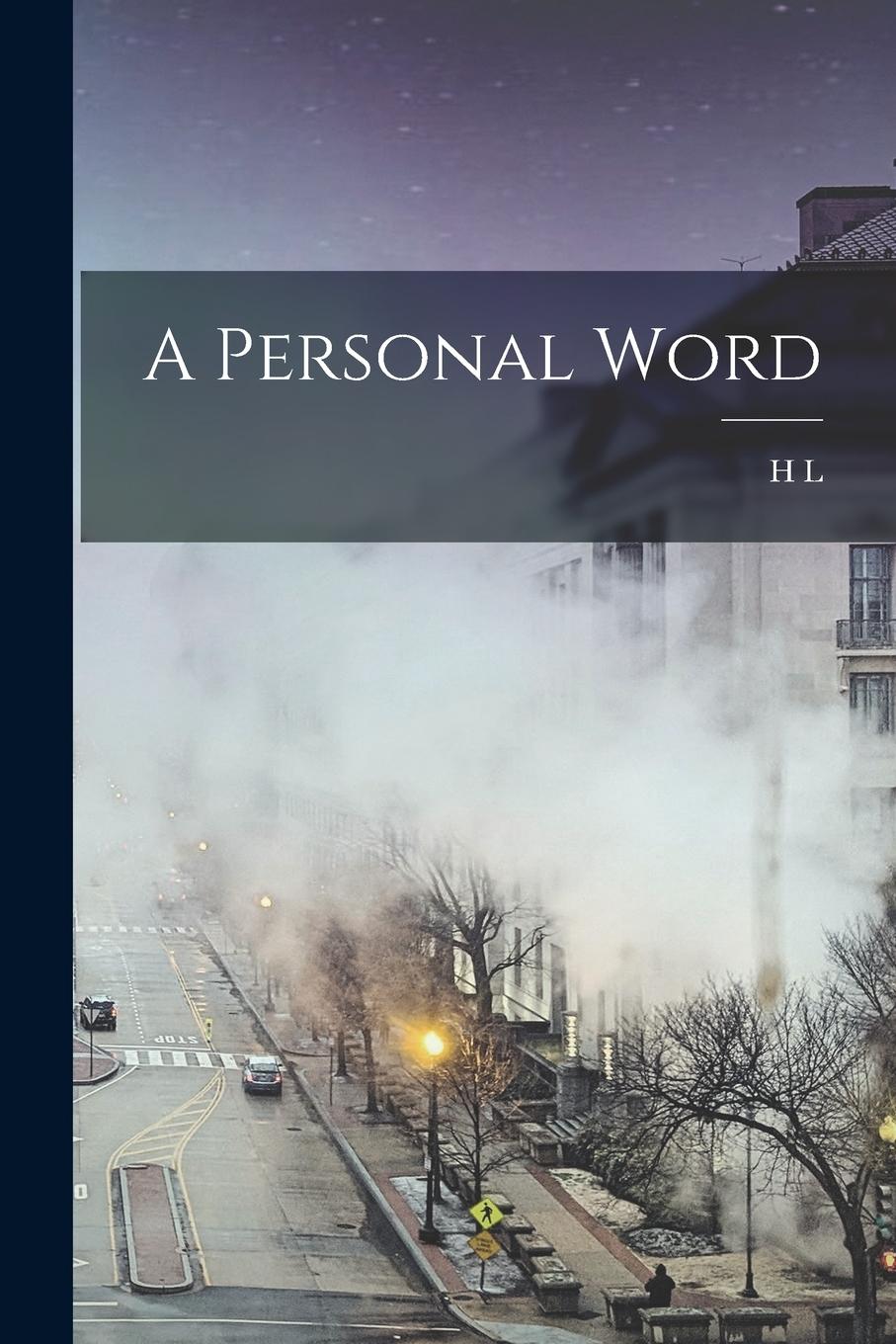 Vorderes Coverbild A Personal Word