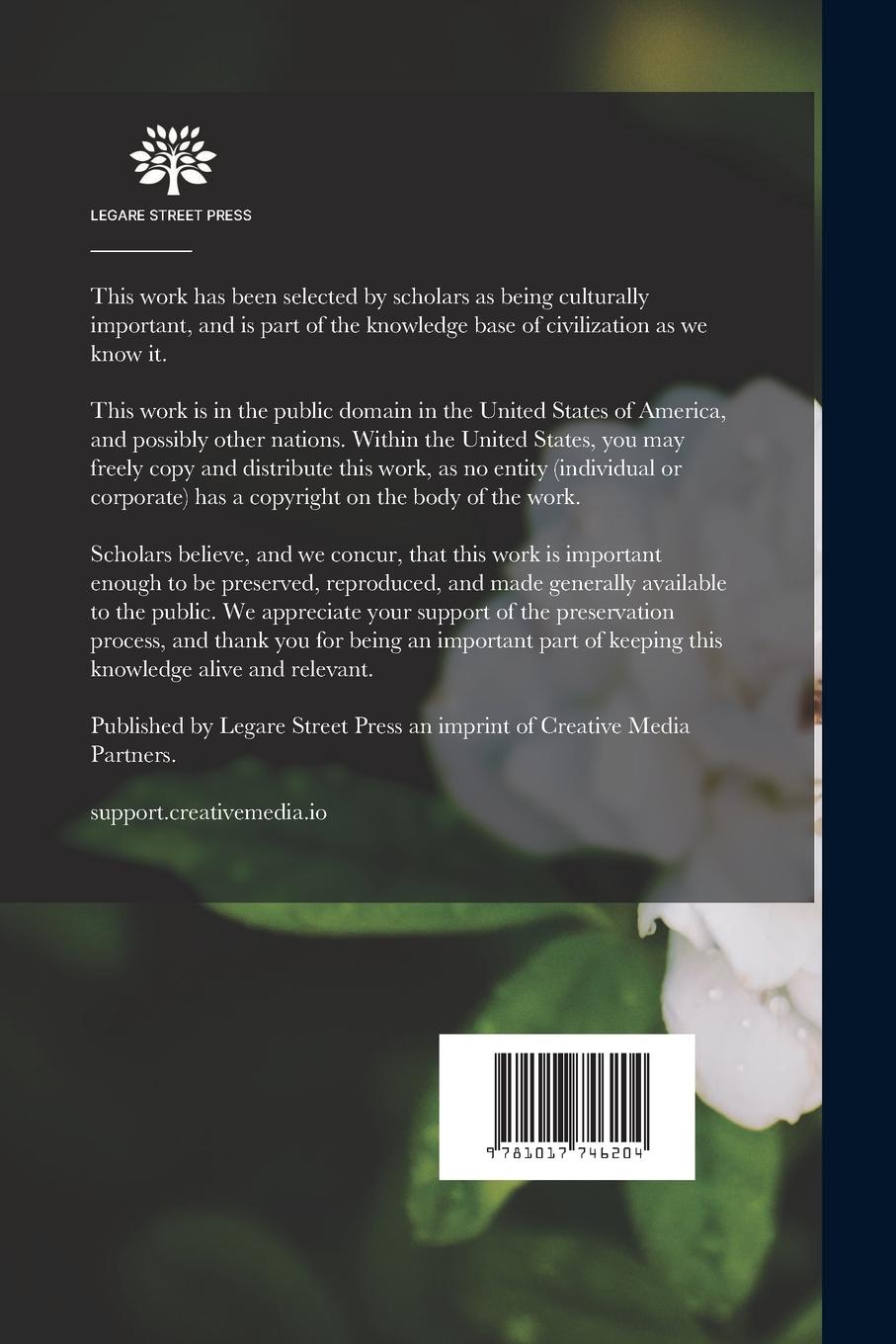 Rückseitencover VanaspatiPlants And Plant Life As In Indian Treatises And Traditions