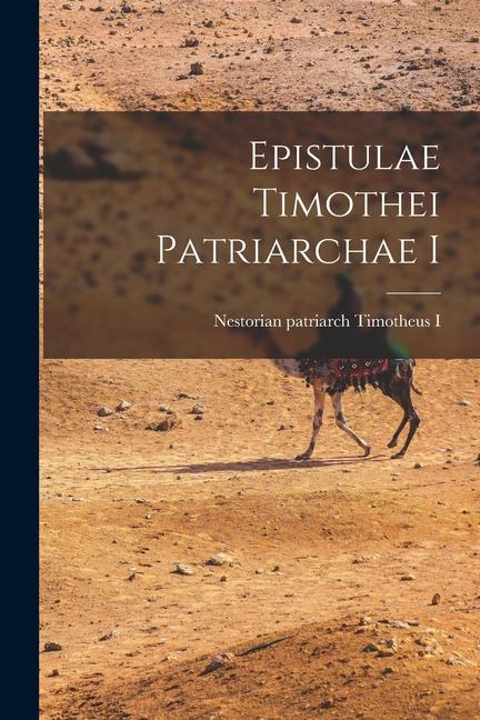 Vorderes Coverbild Epistulae Timothei Patriarchae I
