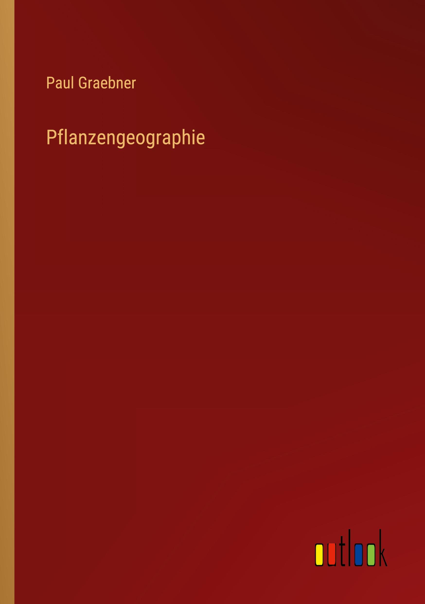 Vorderes Coverbild Pflanzengeographie