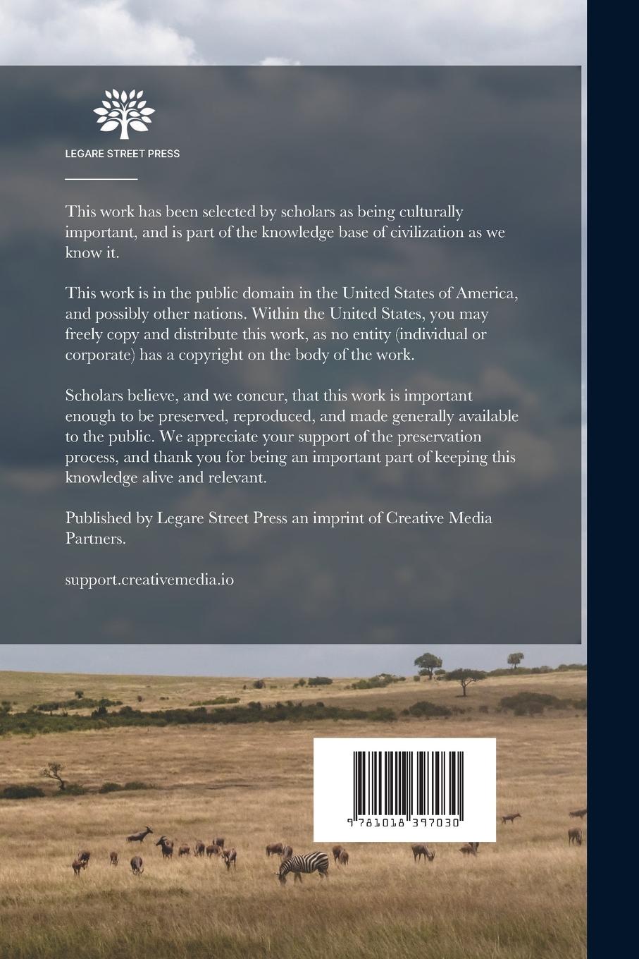 Rückseitencover Monograph of the Asiatic Chiroptera: And Catalogue of the Species of Bats in the Collection of the Indian Museum, Calcutta