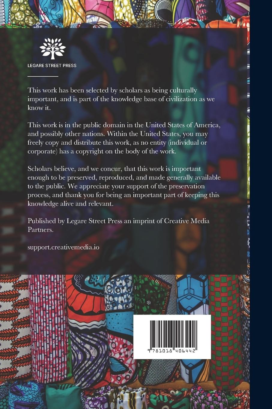Rückseitencover Memoirs of Mrs. Rebecca Wakefield, Wife of the Rev. T. Wakefield, United Methodist Free Churches Missionary in Eastern Africa