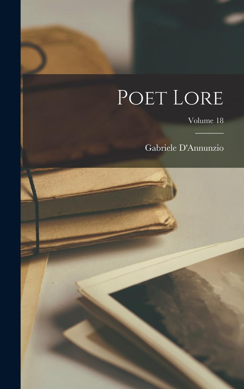 Vorderes Coverbild Poet Lore; Volume 18