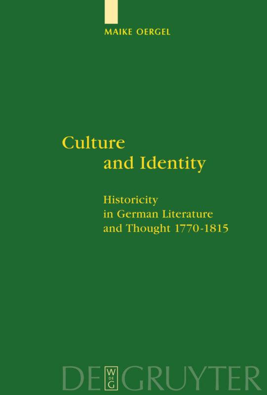 Vorderes Coverbild Culture and Identity