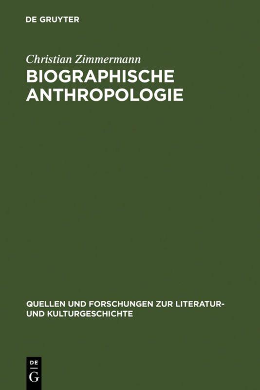 Vorderes Coverbild Biographische Anthropologie