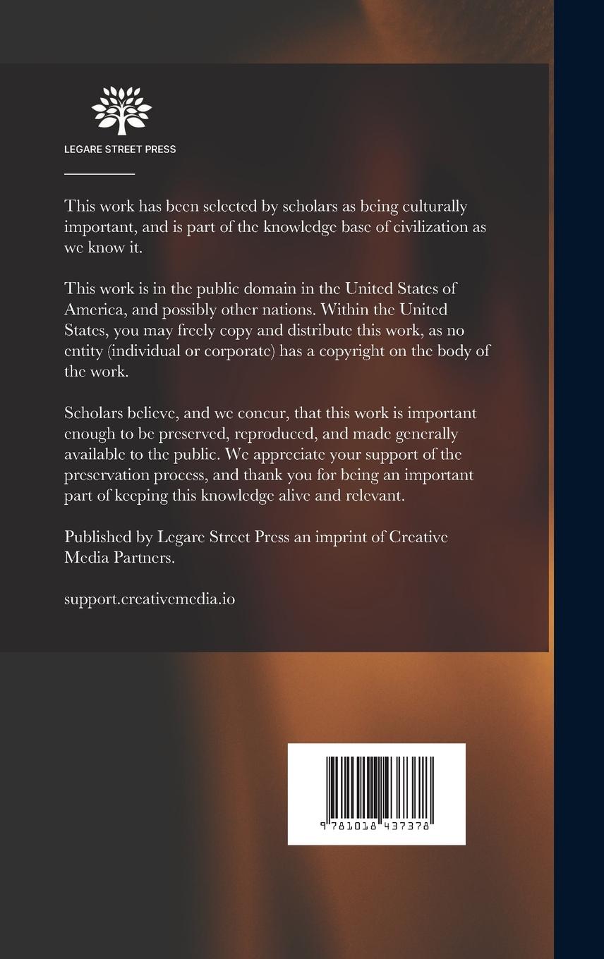 Rückseitencover Not Hypnotism But Suggestion: A Lesson in Soul Culture