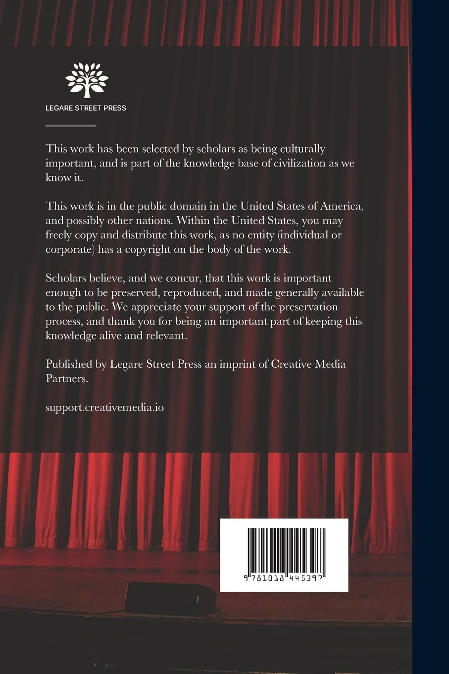 Rückseitencover The History of English Dramatic Poetry to the Time of Shakespeare: And Annals of the Stage to the Restoration; Volume 1