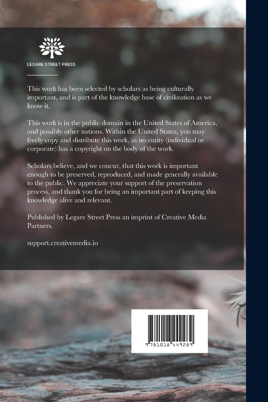 Rückseitencover Les Origines De La Civilisation, État Primitif De L'homme, Et Moeurs Des Sauvages Modernes