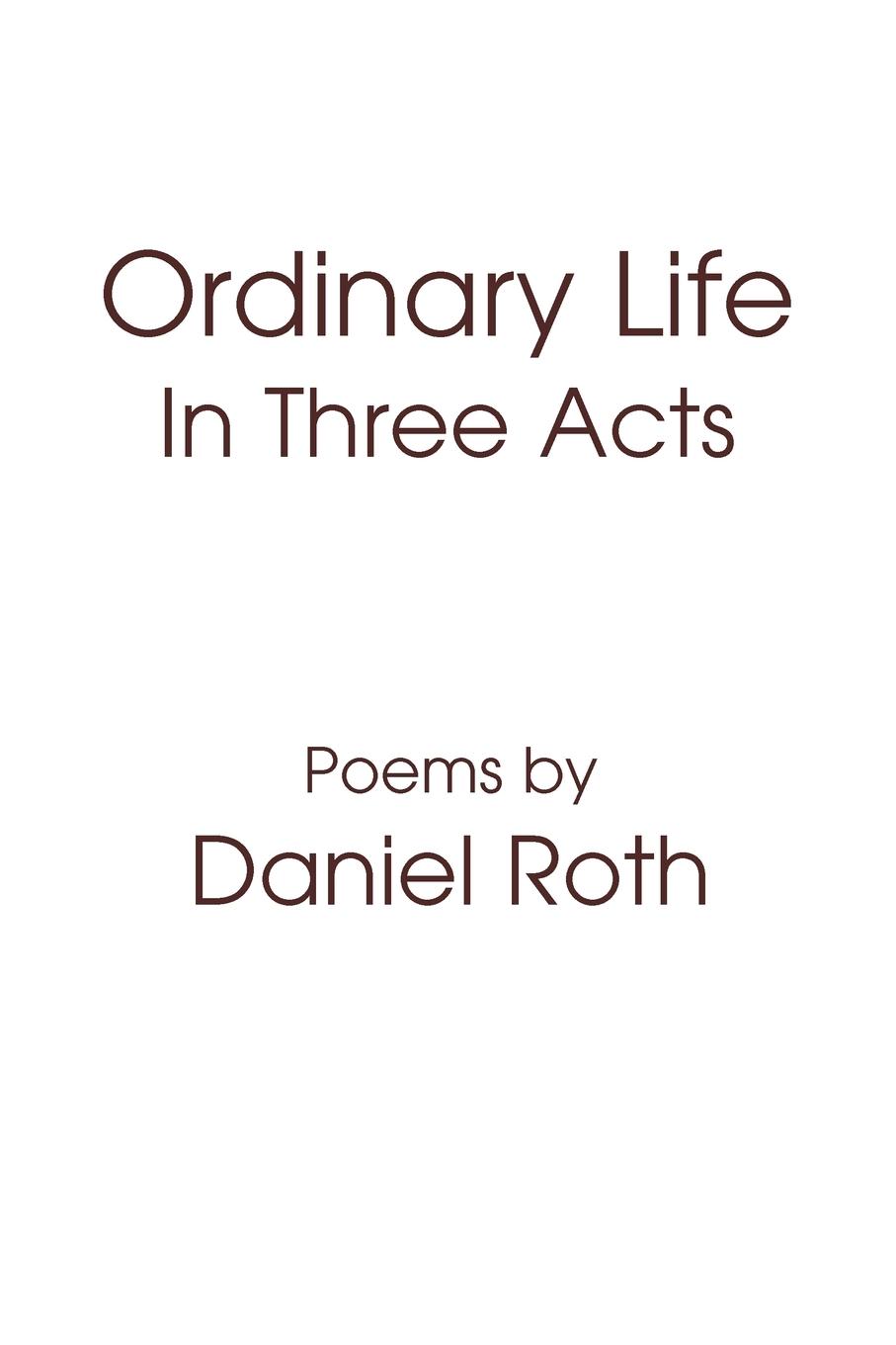 Vorderes Coverbild Ordinary Life