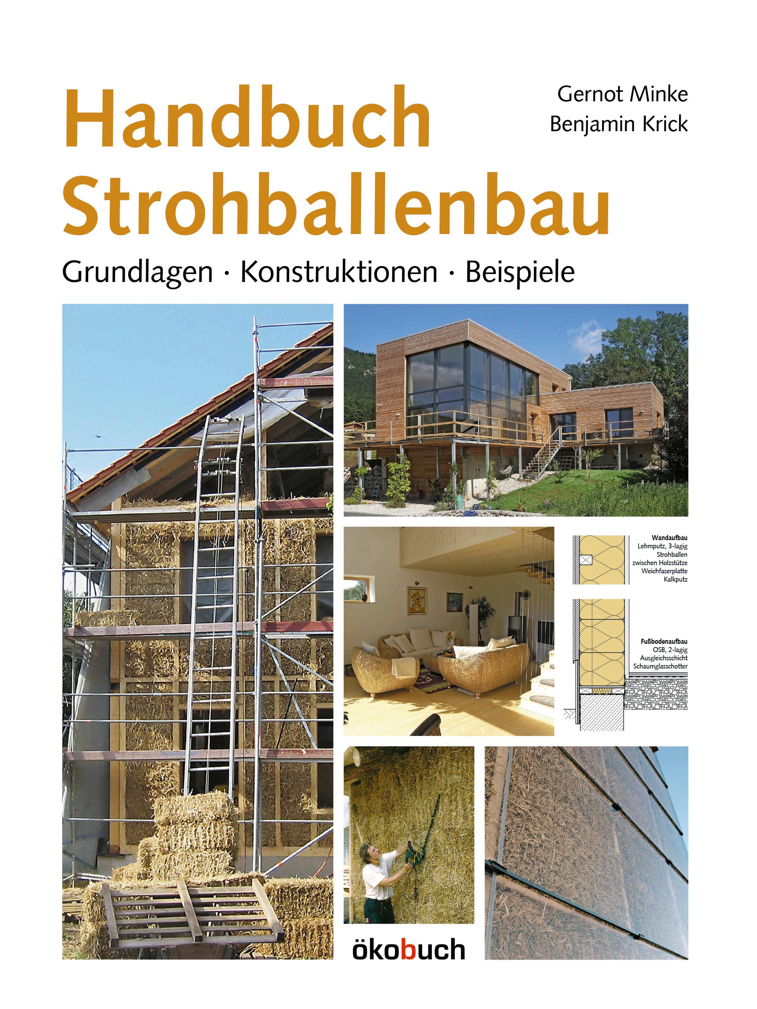 Vorderes Coverbild Handbuch Strohballenbau