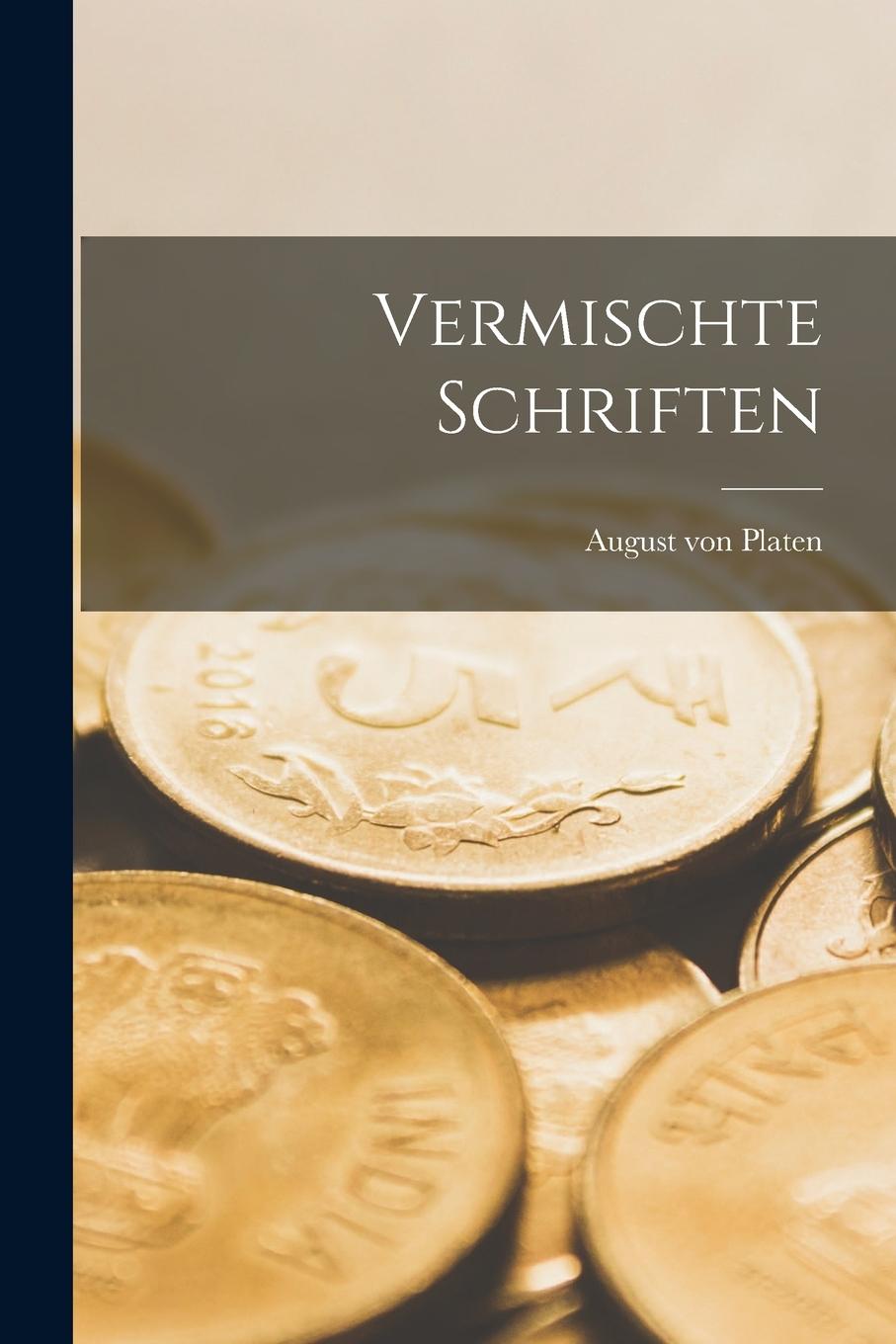 Vorderes Coverbild Vermischte Schriften