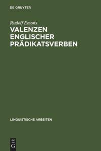 Vorderes Coverbild Valenzen englischer Prädikatsverben