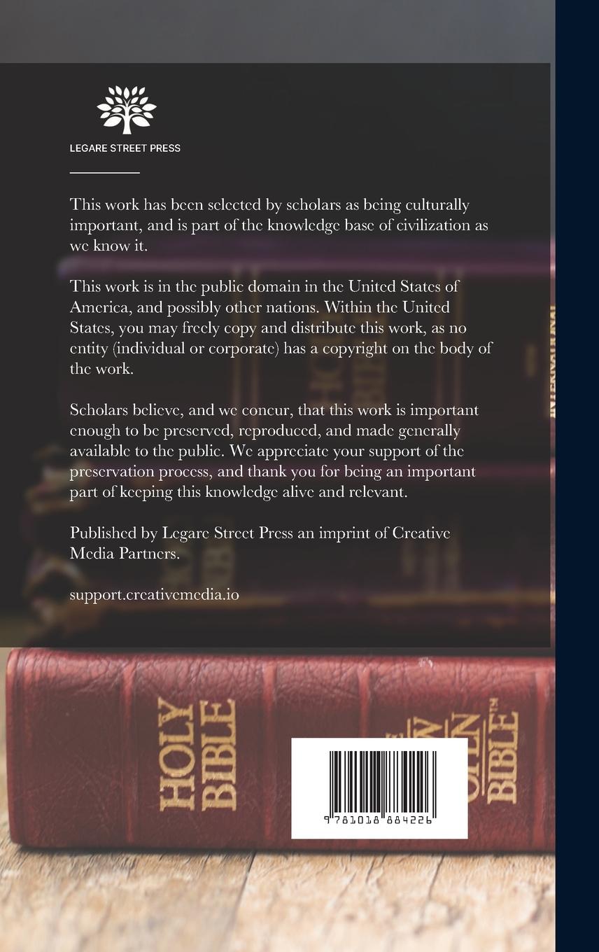 Rückseitencover Einleitung in das Alte Testament Einschliesslich Apokryphen Und