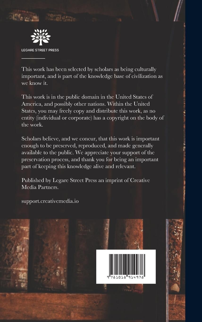 Rückseitencover The Public Health Acts and Other Sanitary Laws & Regulations