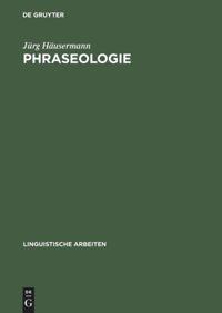 Vorderes Coverbild Phraseologie