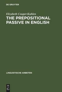 Vorderes Coverbild The prepositional passive in English
