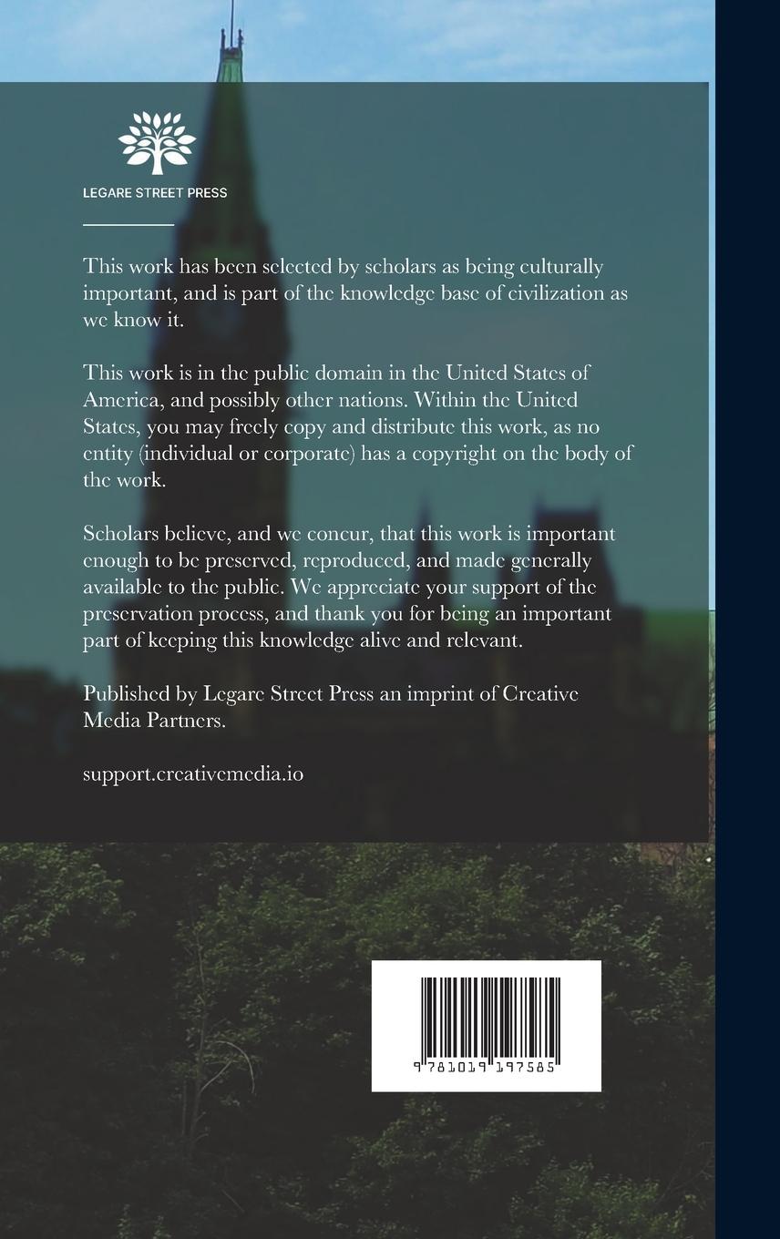 Rückseitencover A Thousand Miles From a Post Office; or, Twenty Years' Life and Travel in the Hudson's Bay Regions
