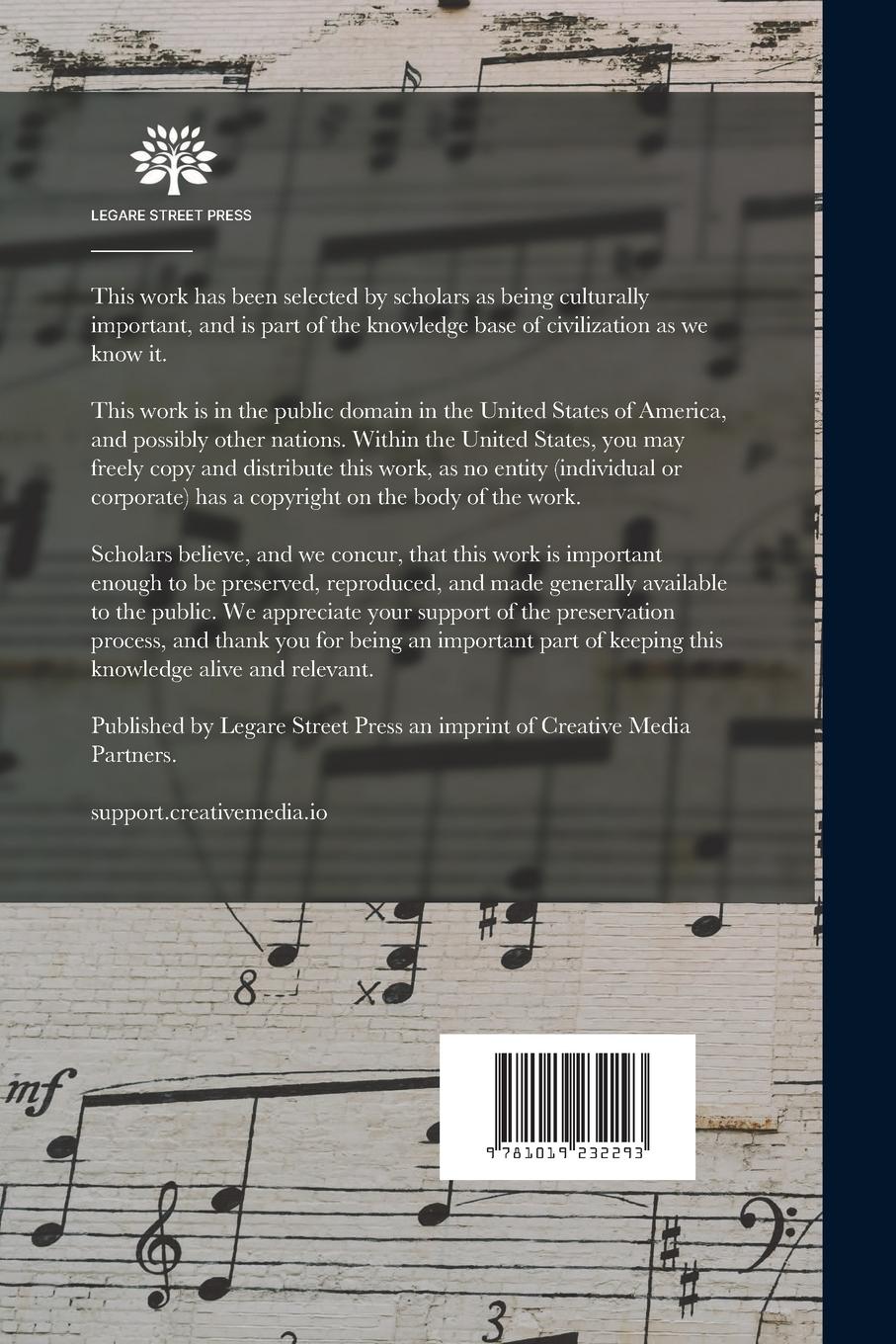 Rückseitencover Gwendoline; opéra en trois actes. Poème de Catulle Mendès. Traduction allemande du Dr. Félix Vogt. Partitation piano et chant réduite par André Messag