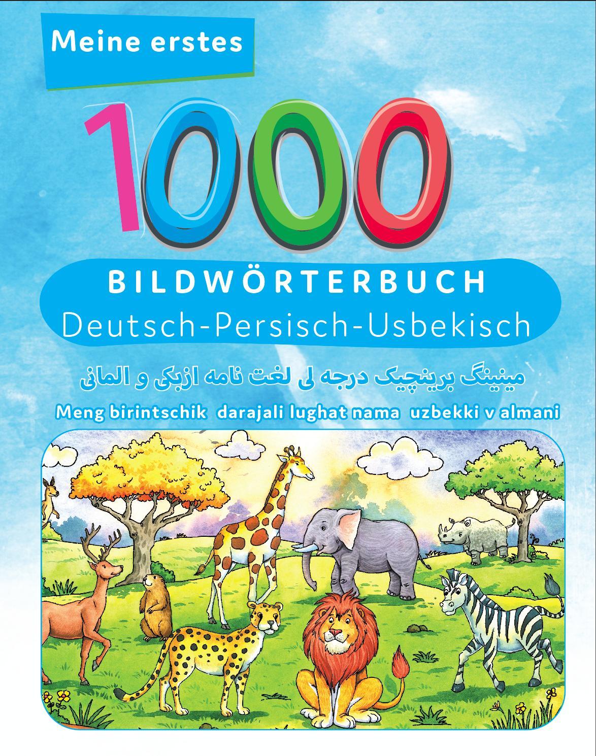 Vorderes Coverbild Meine ersten 1000 Wörter Bildwörterbuch Deutsch - Usbekisch