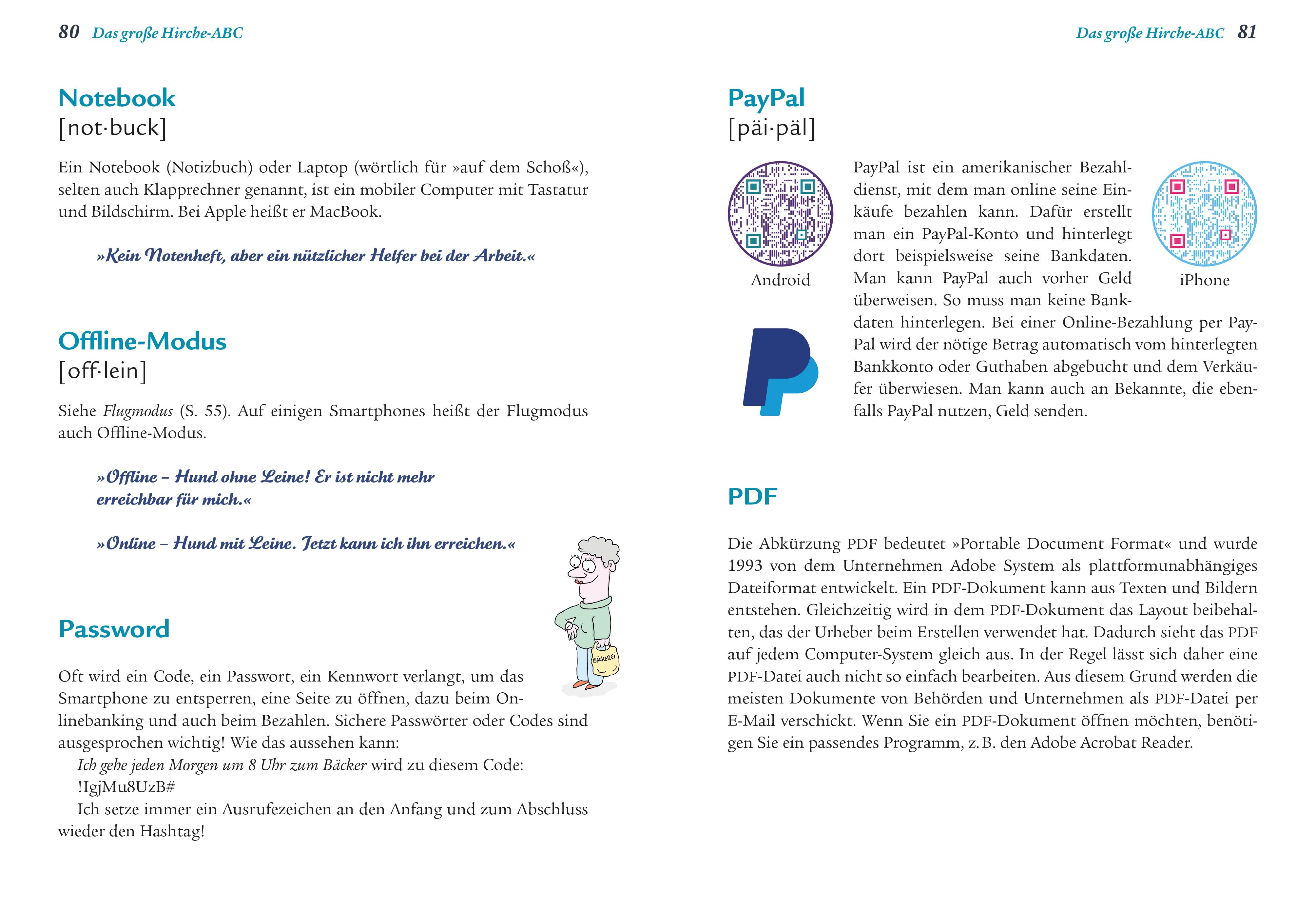 Beispielinhalt (Bild) Wir versilbern das Netz! Das neue Erklärbuch.