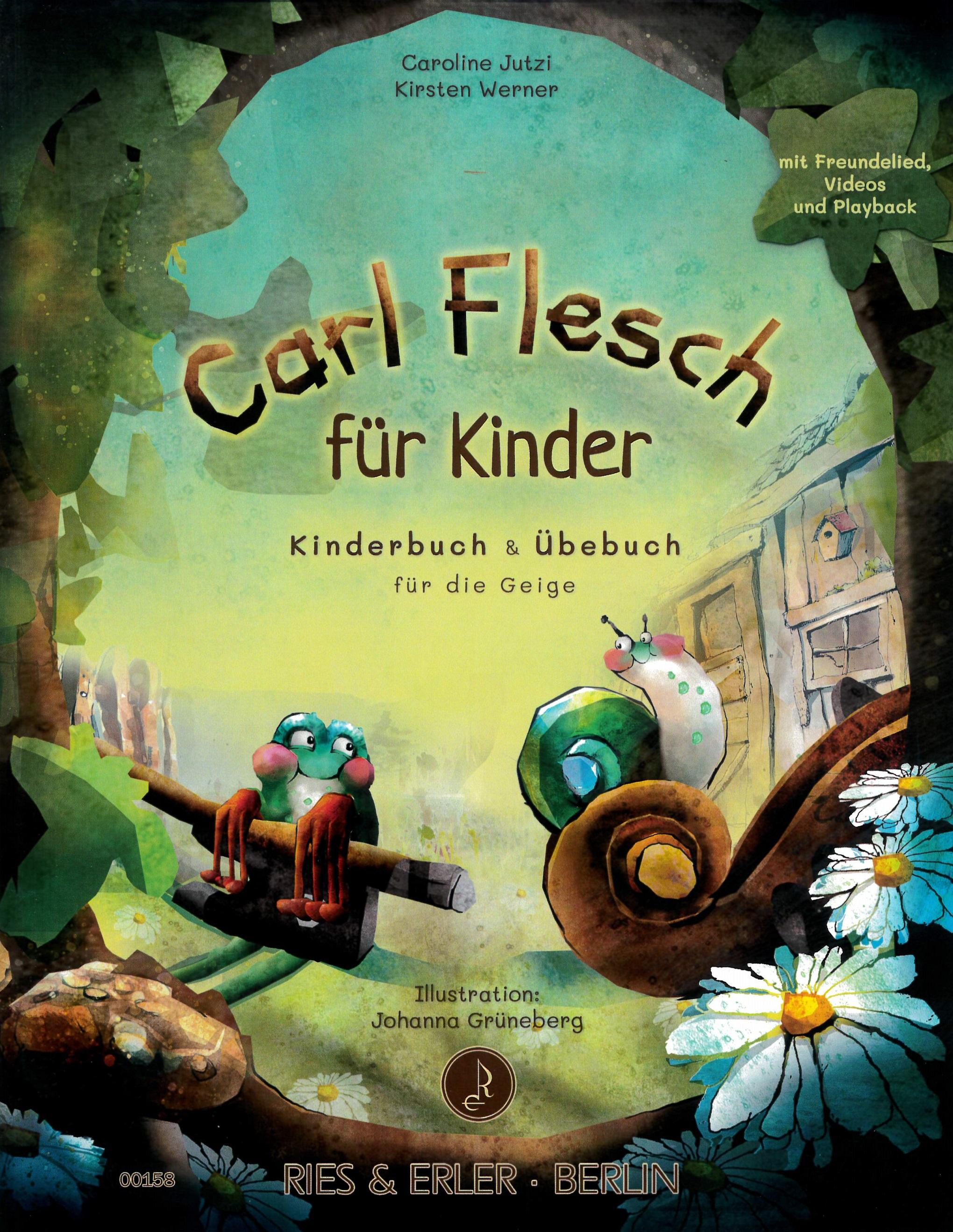 Vorderes Coverbild Carl Flesch für Kinder