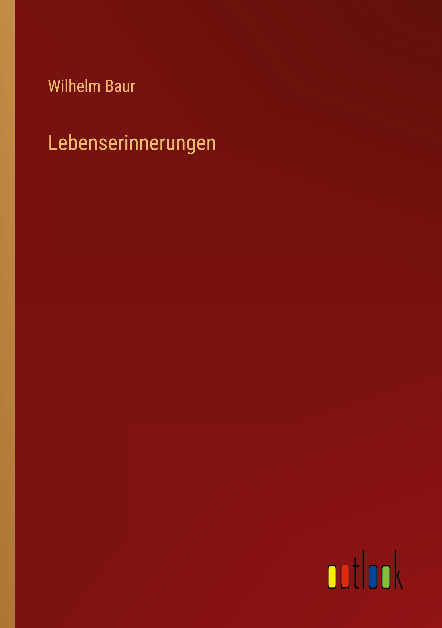 Vorderes Coverbild Lebenserinnerungen