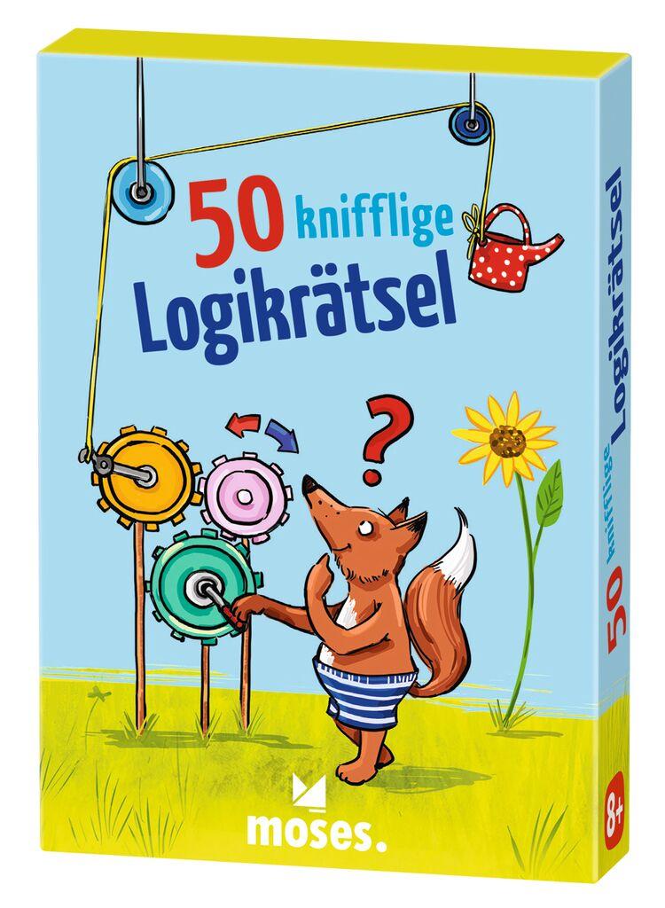 Vorderes Coverbild 50 knifflige Logikrätsel
