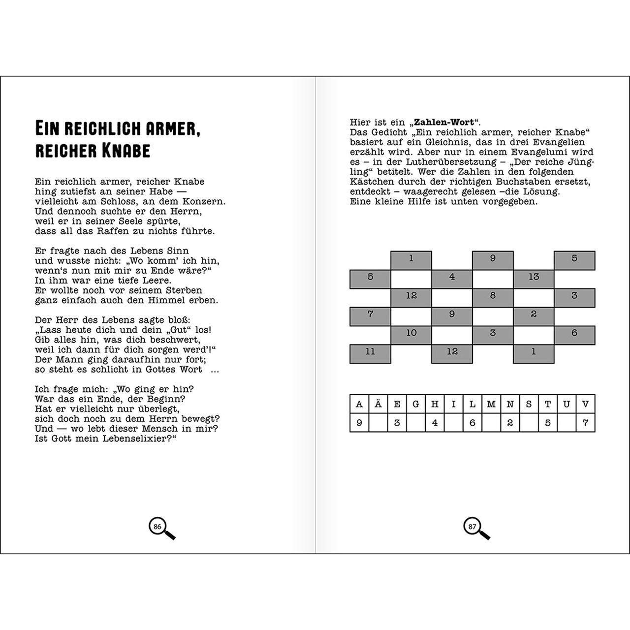 Beispielinhalt (Bild) 52 Rätselandachten