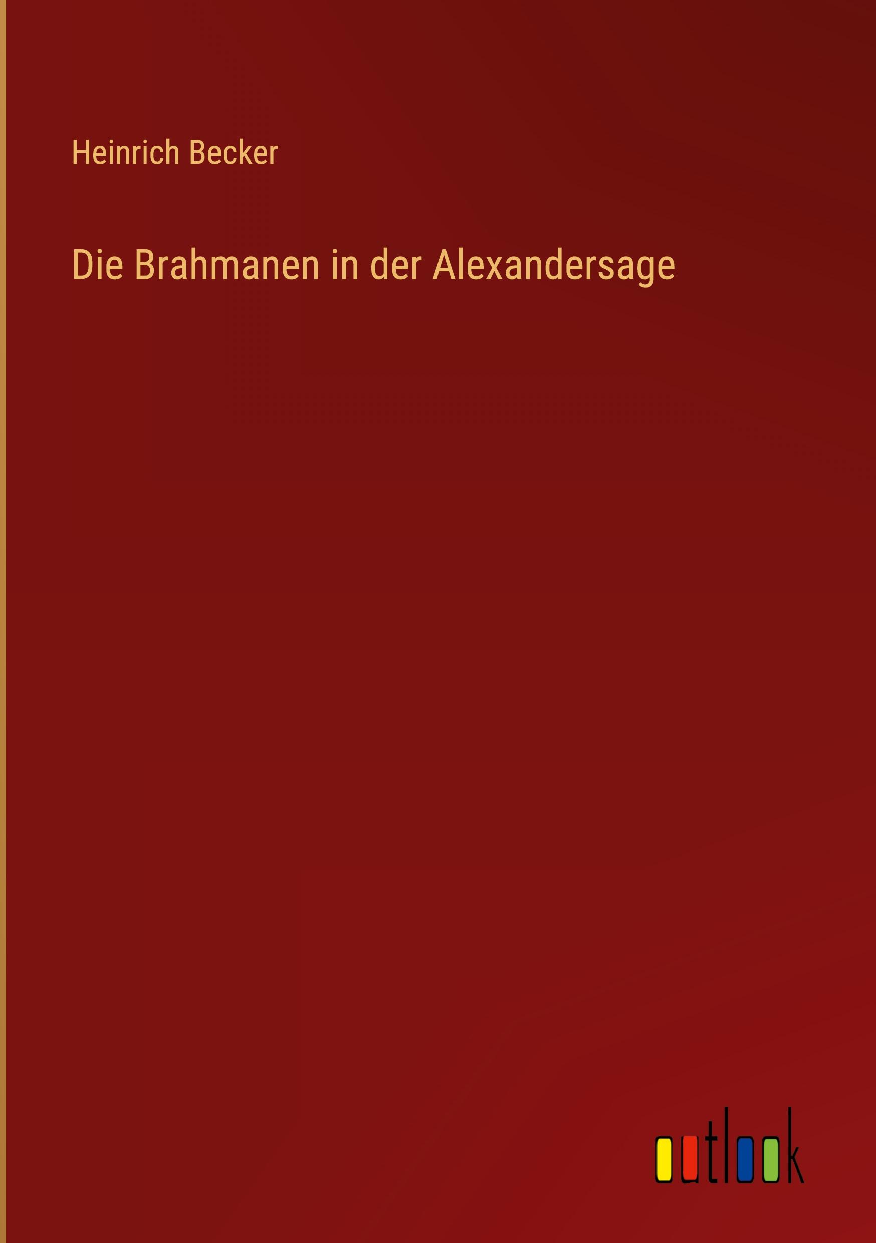 Vorderes Coverbild Die Brahmanen in der Alexandersage
